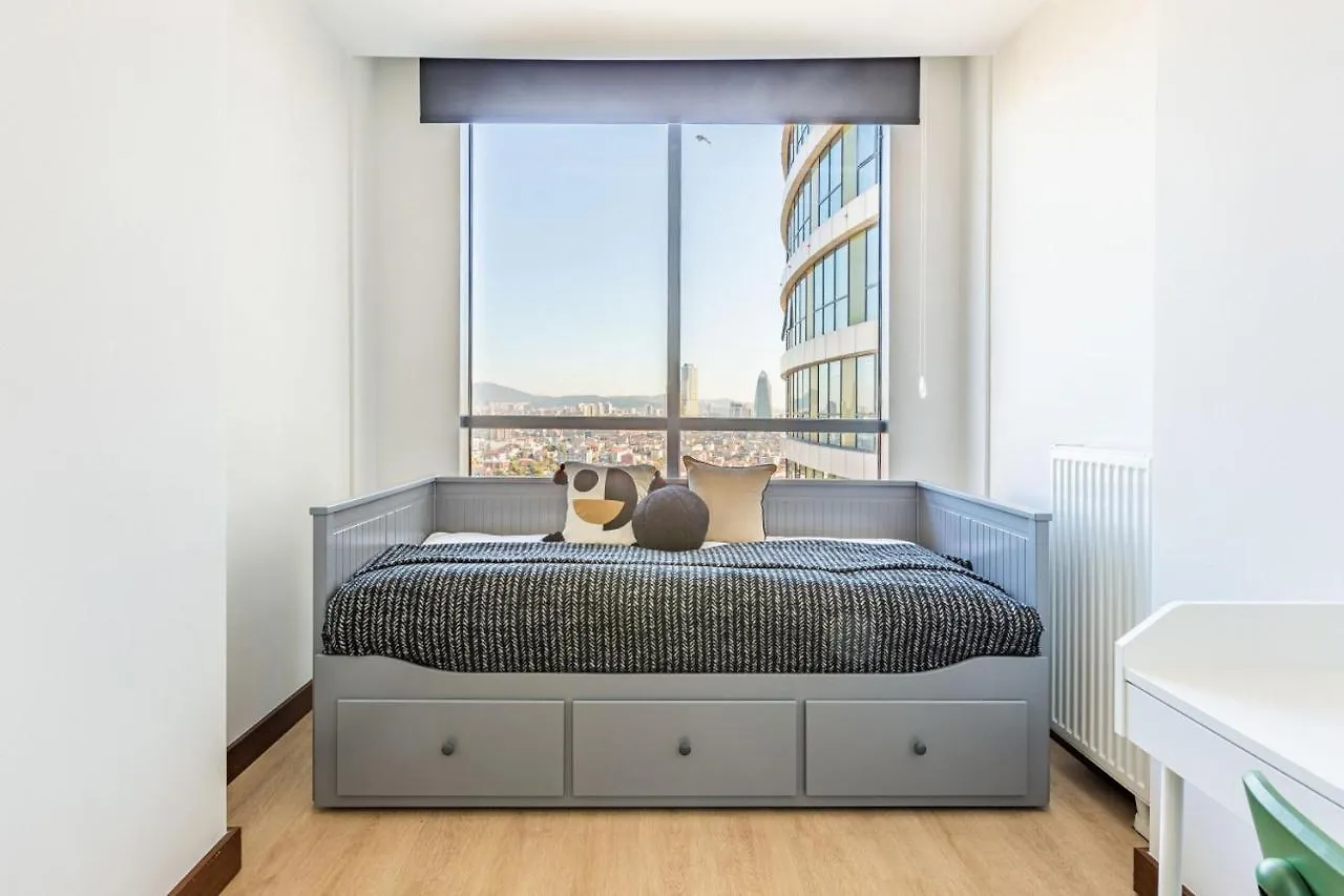 Апартаменты Charming Flat With Gorgeous City View In Atasehir Стамбул Турция