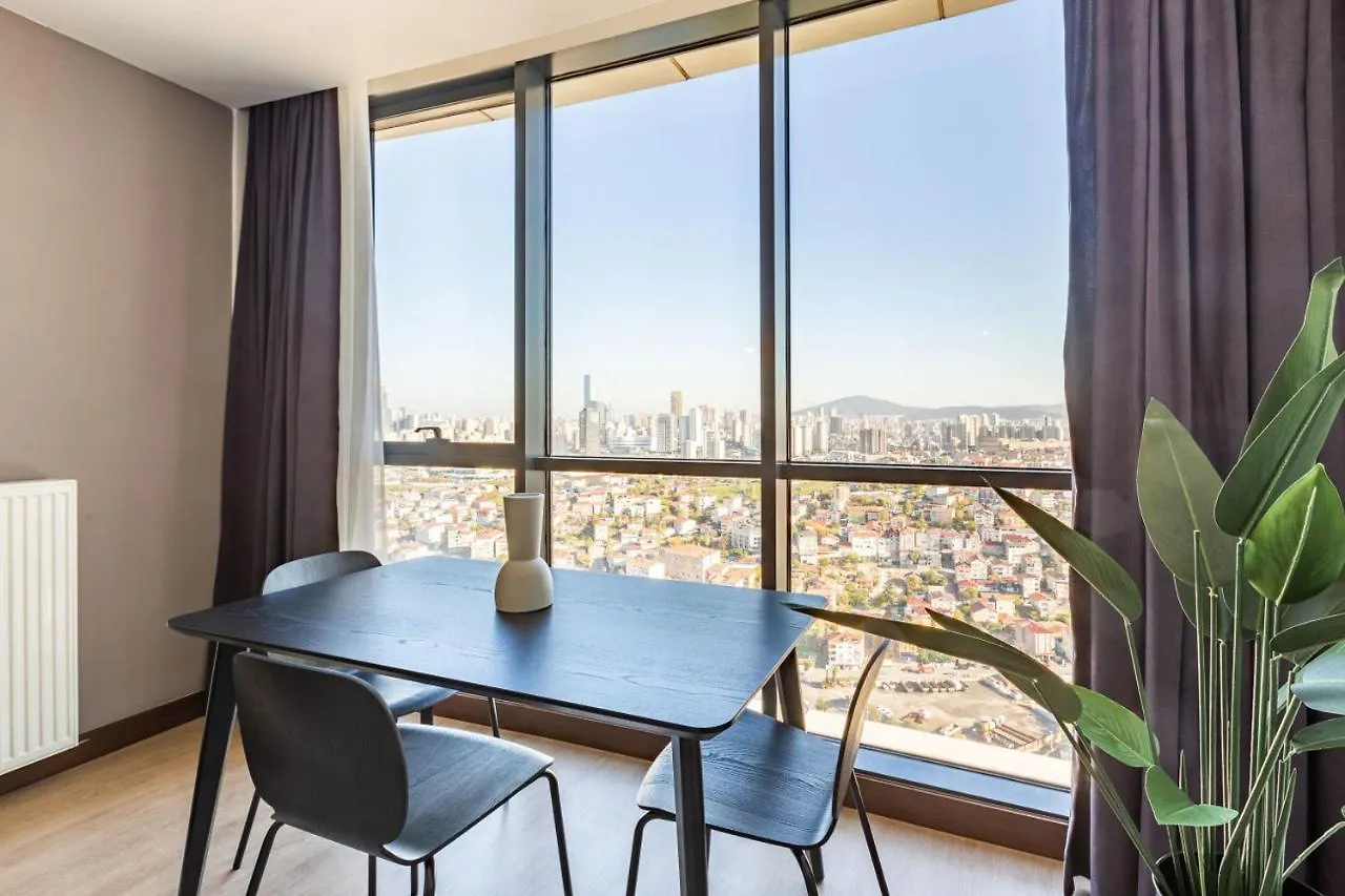Charming Flat With Gorgeous City View In Atasehir Apartment Istanbul Turkey