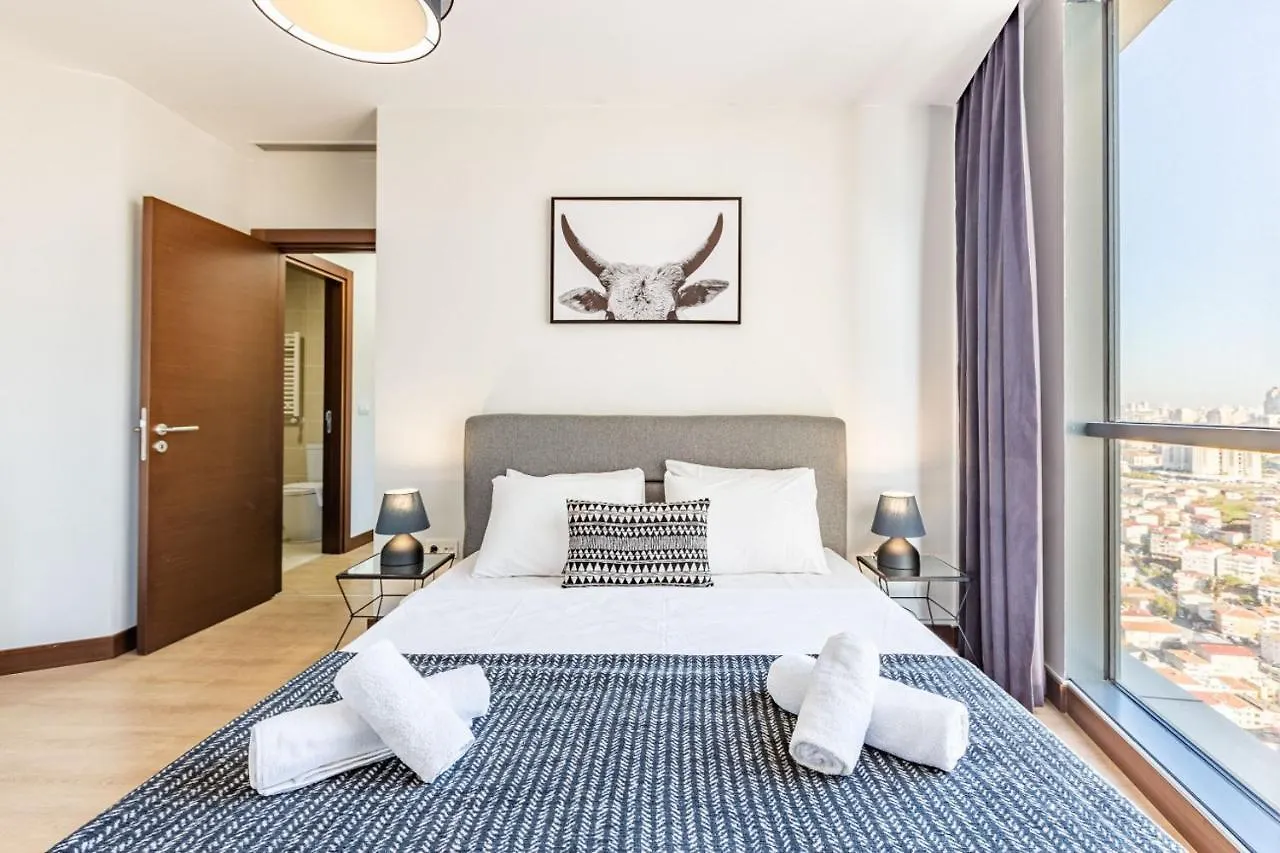 Charming Flat With Gorgeous City View In Atasehir Apartment Istanbul Turkey